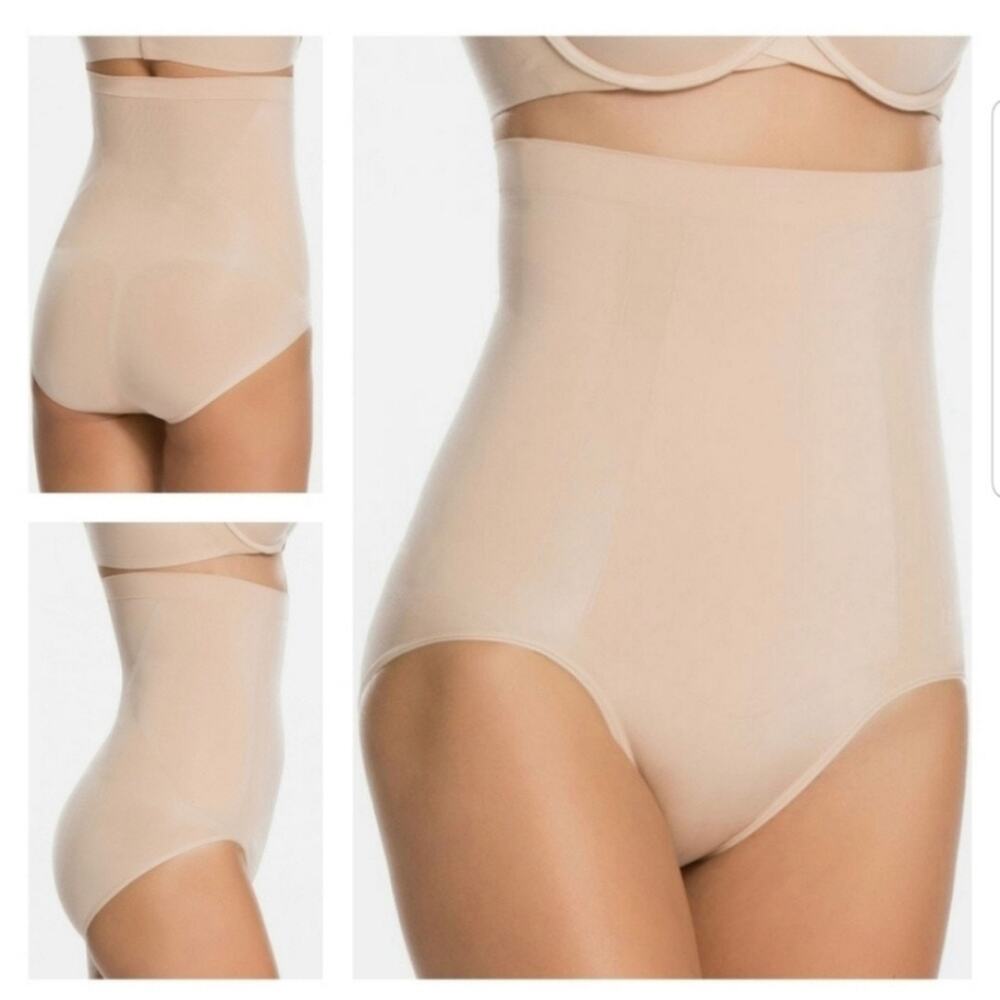 SPANX OnCore High-Waisted Brief in Soft Nude Size Small 37082